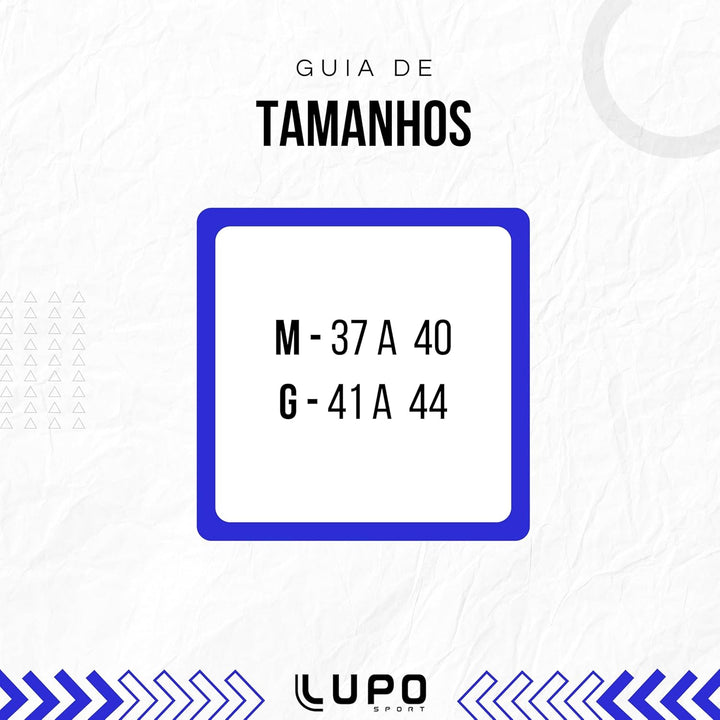 Kit 6 Pares de Meia Lupo Cano Médio Atoalhada Punho Canelado