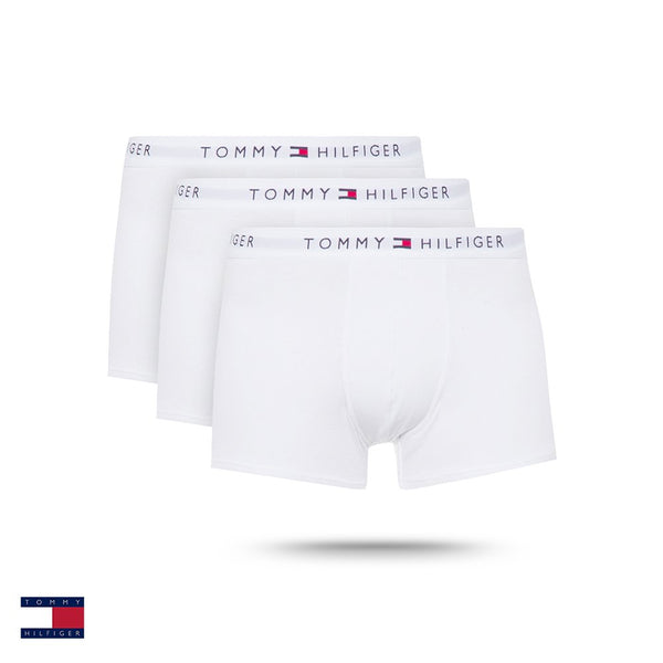 Kit 3 Trunk Brancas Algodão Spring Tommy Hilfiger - K3-3351