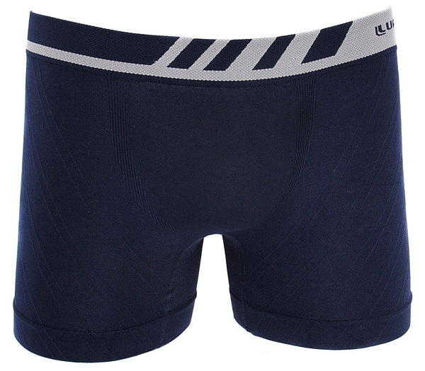 Cueca Boxer Lupo Diag Microfibra Sem Costura Marinho