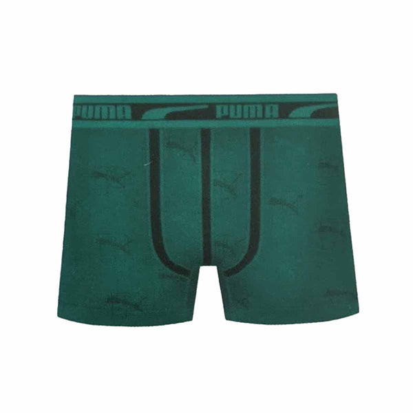 Cueca Boxer Puma Trident Sem Costura Verde