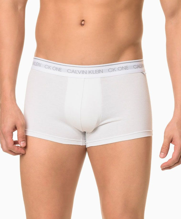 Calvin Klein One Ice White Cotton Trunk Underwear