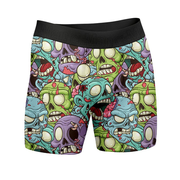 Long Boxer Briefs Digital Print Cia Man Zombies 2023