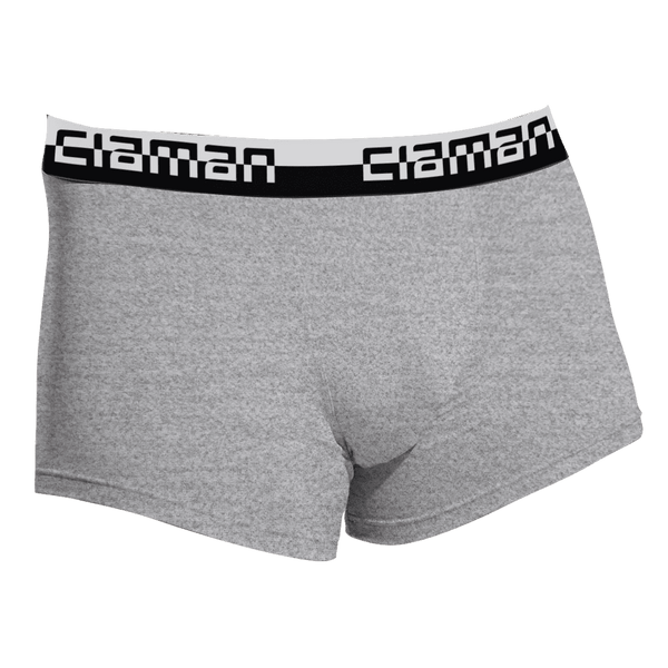 Cueca Trunk MAXX+ Cotton BCI™ CIAMAN Cinza Mescla