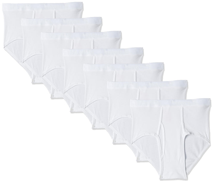 Hanes Cuecas masculinas de algodão com absorção de umidade, disponíveis em branco e preto, várias embalagens disponíveis