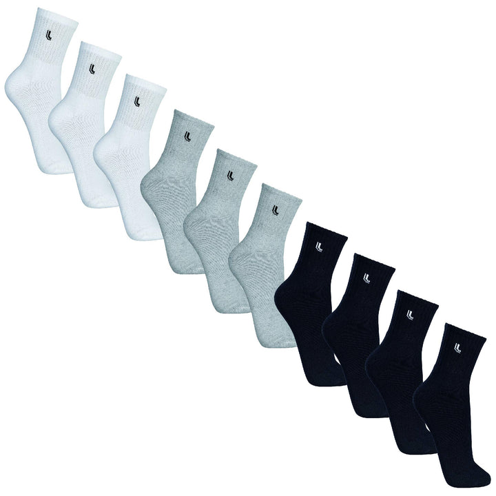 Kit 10 Meias Sport, Lupo, Adulto Unissex