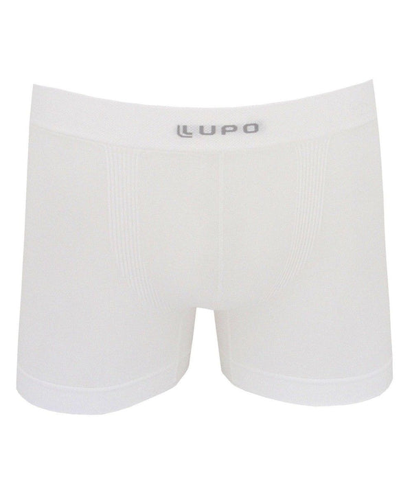 Cueca Boxer Lupo Micromodal Sem Costura Branca