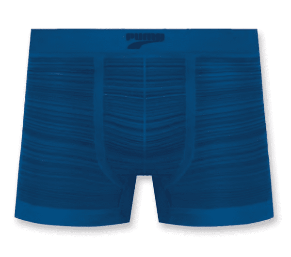 Cueca Boxer Puma Dio Poliamida Sem Costura Azul Royal Escuro