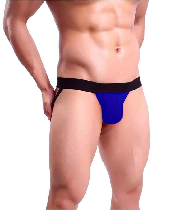 John Skull Jockstrap Briefs Blue