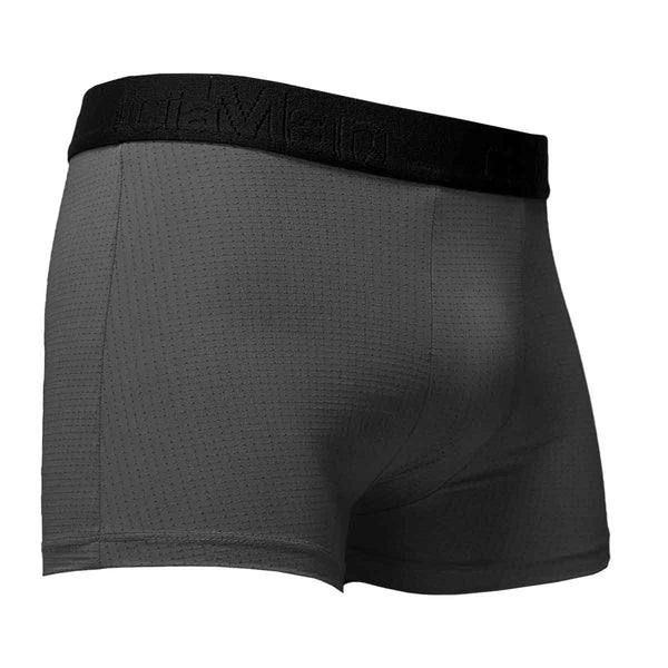 Cueca Trunk Ultra Dry Respirável Cia Man Chumbo