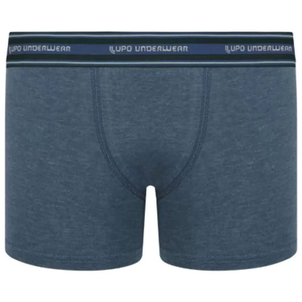 Lupo Comfort 2 Children's Boxer Briefs Blue Jeans