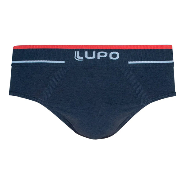 Lupo Classic Microfiber Seamless Graphite Slip Underwear