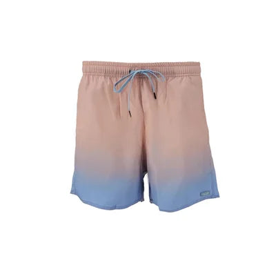 Shorts de Praia Degradê Calvin Klein Rosa Médio