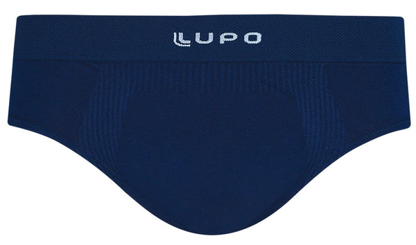 Cueca Slip Lupo Micromodal Sem Costura Azul Marinho