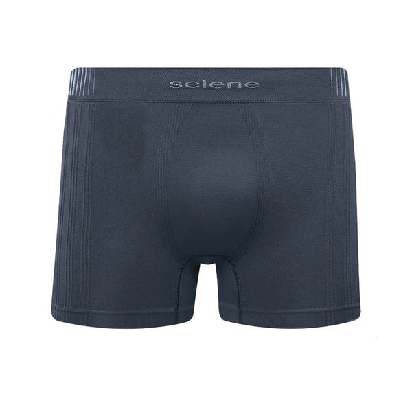 Cueca Boxer Selene Linie Poliamida Sem Costura Chumbo