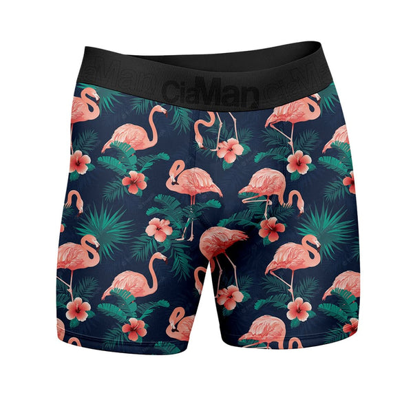 Long Boxer Briefs Digital Print Cia Man Flamingo 2023