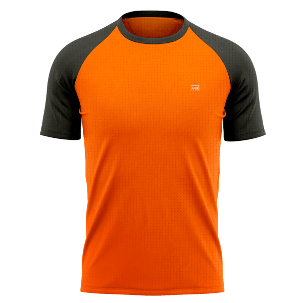 Tech T-shirt Antimicrobiana Dual Colors UND® Laranja/Grafite