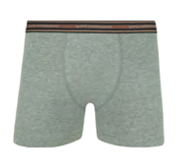 Cueca Boxer Lupo Comfort 2 Algodão Cinza Mescla