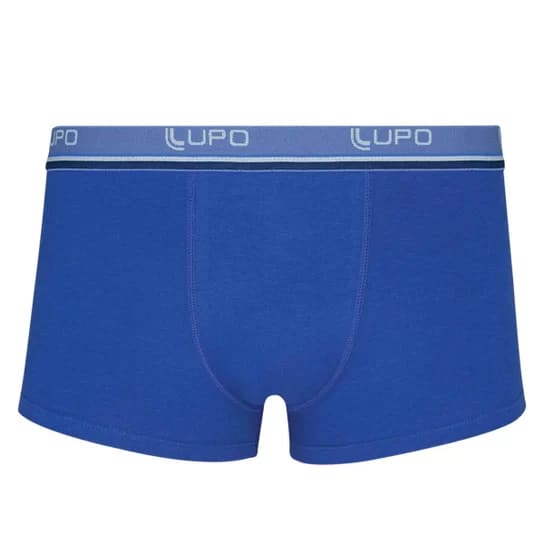 Cueca Sunga Lupo Comfort Algodão Azul