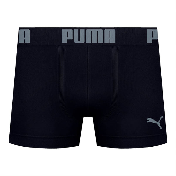 Cueca Boxer Puma Bold Poliamida Sem Costura Preta