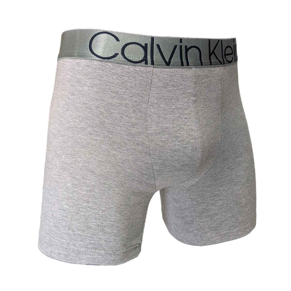 Cueca Boxer Calvin Klein Elástico Brilhante Largo Mescla