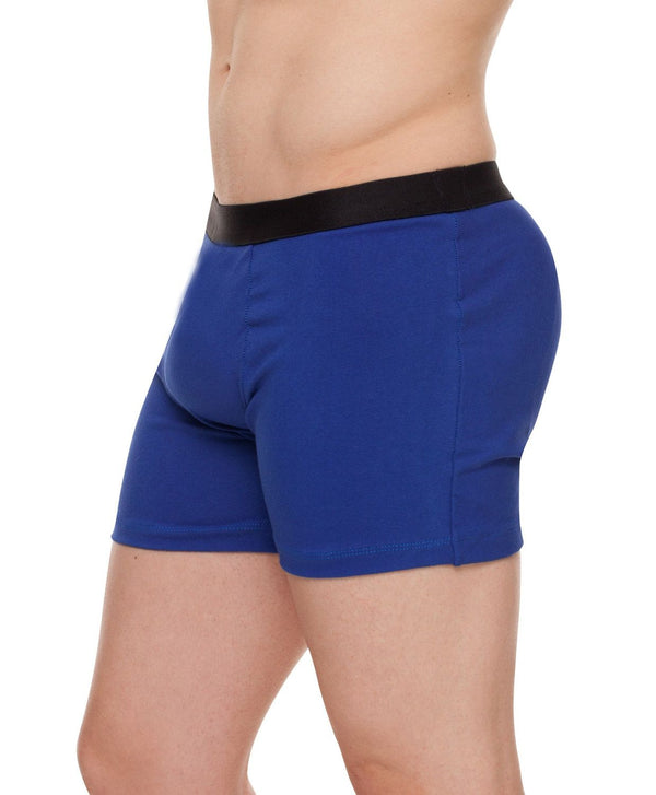 Cueca Boxer com Enchimento Traseiro Azul