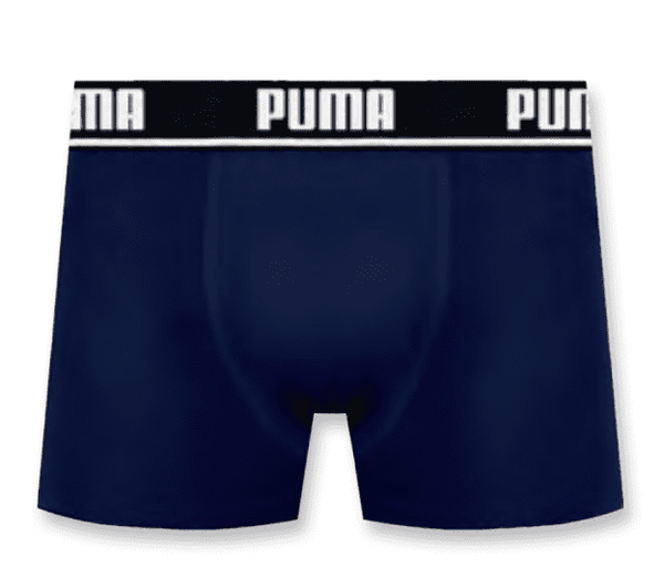 Puma Base Cotton Boxer Briefs Navy Blue