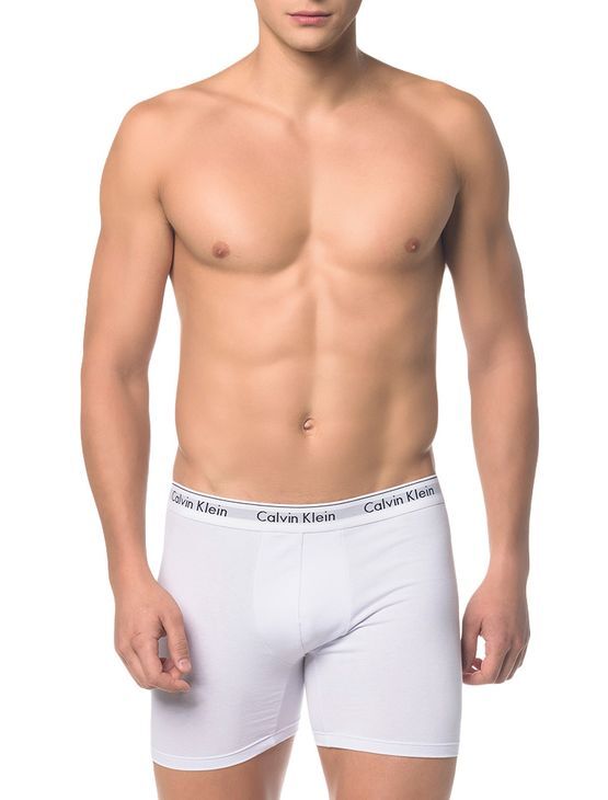 Cueca Boxer Calvin Klein Modern Cotton Branca CKMAS18280900