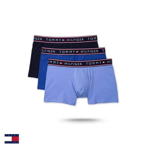 Kit 3 Trunk Persian Blue Algodão Tommy Hilfiger - 3351-464