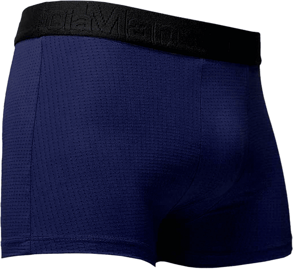 Cueca Trunk Ultra Dry Respirável Cia Man Azul Marinho