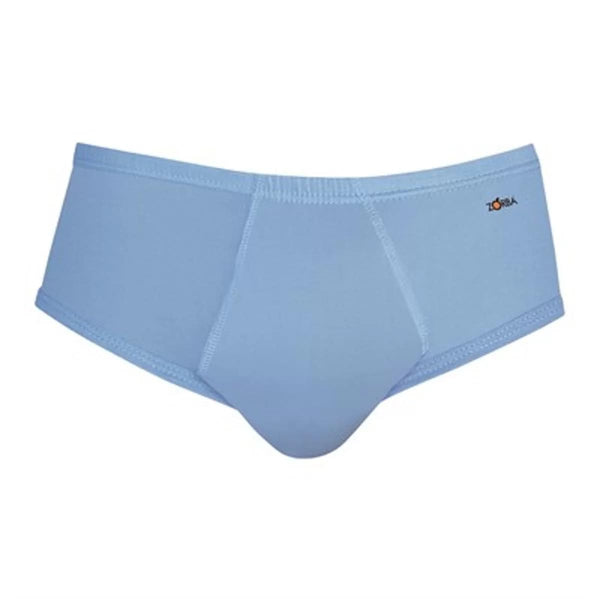 Cueca Slip Zorba Light 100% Algodão com Abertura Azul Denim