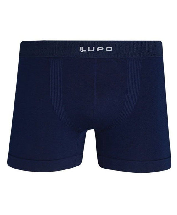 Cueca Boxer Lupo Micromodal Sem Costura Azul Marinho