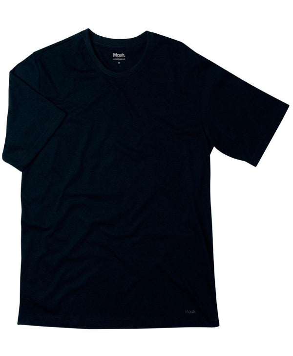 Men's Mash Crew Neck T-Shirt 100% Cotton Black