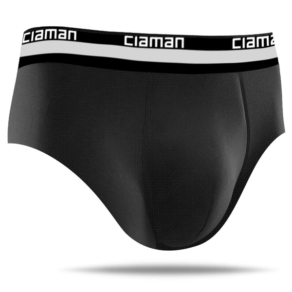 Cueca Slip MAXX+ Cotton BCI Ciaman Preta