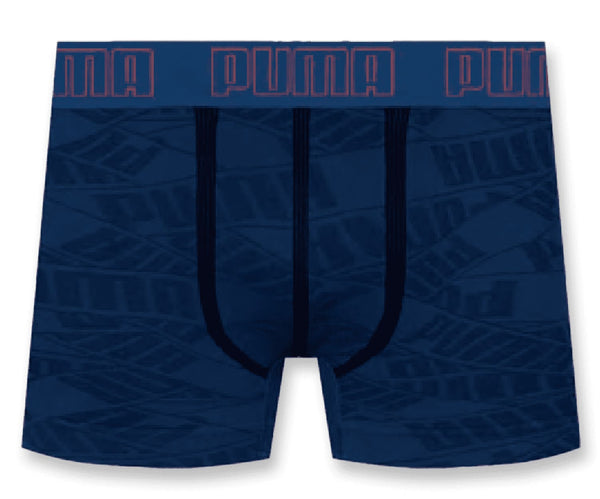 Cueca Boxer Puma Range Sem Costura Azul Royal