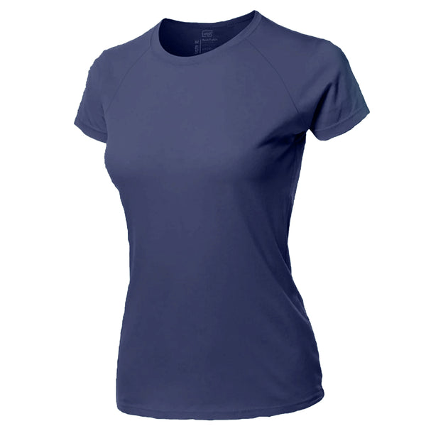 Tech T-shirt Raglan Feminina Modal UND® Azul Dusk