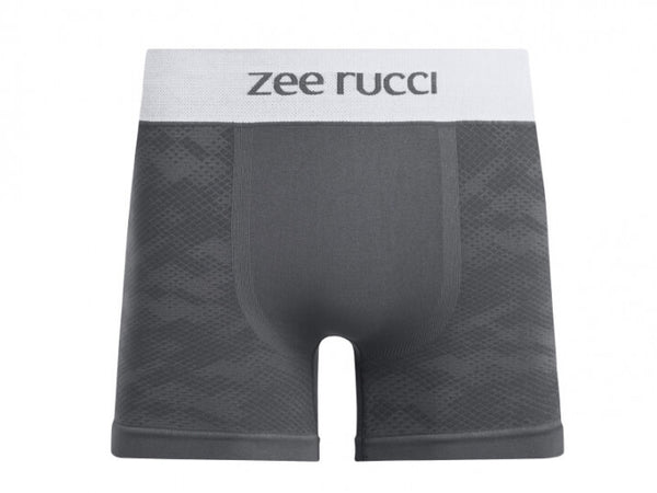 Cueca Boxer Zee Rucci Jacquard Micro S/ Cost Cinza