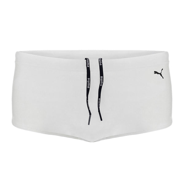 Sunga Masculina Slip Lateral Larga Swim Puma Branca