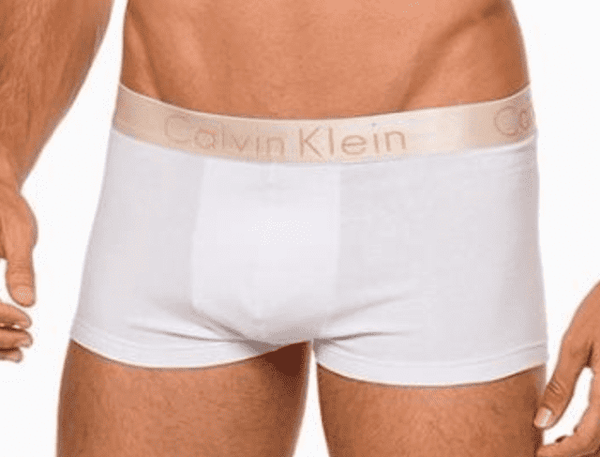 Calvin Klein New Year's Light Gold Low Rise Trunk Underwear