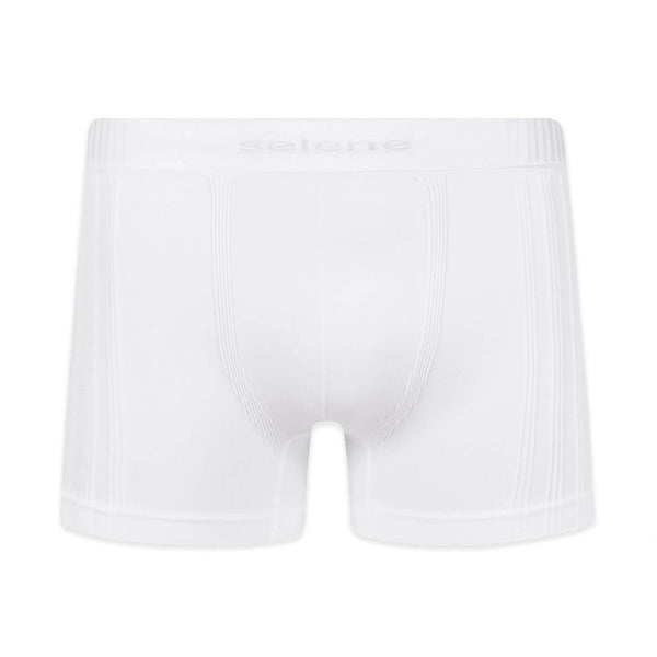 Cueca Boxer Selene Linie Poliamida Sem Costura Branca