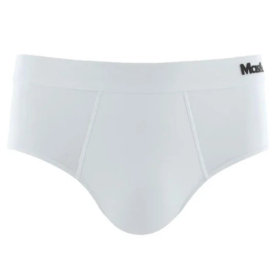 Cueca Slip Casual Mash Poliamida Branca