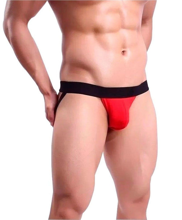 Cueca Jockstrap John Skull Vermelha