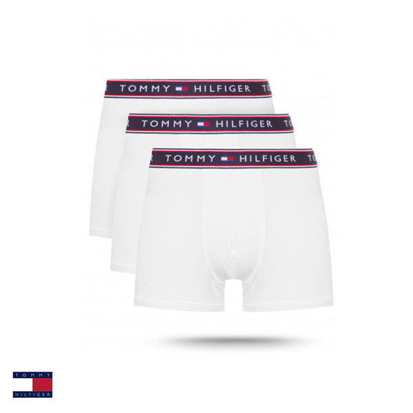 Kit 3 Trunk Brancas Algodão Tommy Hilfiger - 3351-100